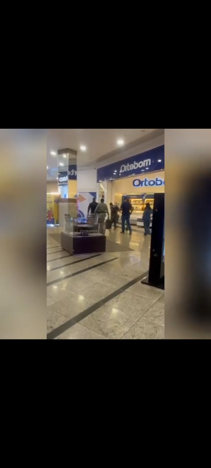 Homem é preso após invadir forro do Shopping Sul, em Valparaíso de Goiás